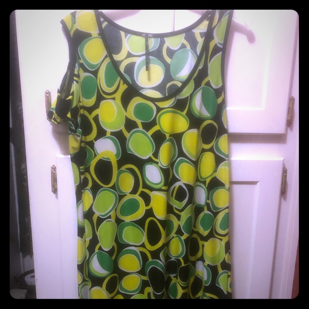Mod stretch mini dress/tunic.